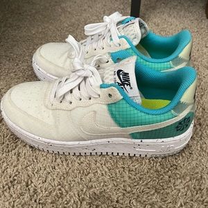 Women’s Air Force 1 Crater Move To Zero - White Dynamic Turquoise